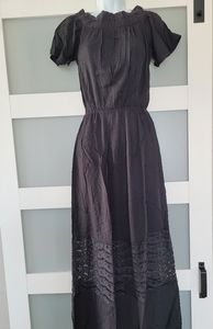 Milan Kiss off the shoulder lace Maxi Dress S